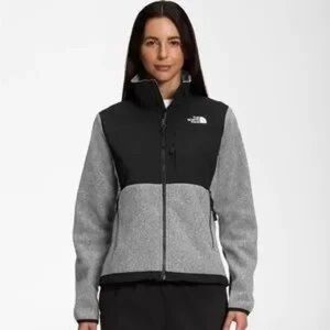 Women’s XS  gray and black Denali North Face hoodie